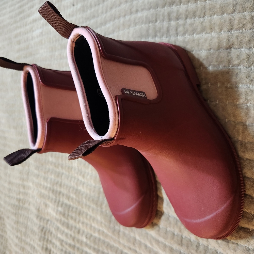 Berry Pink Ankle Boots